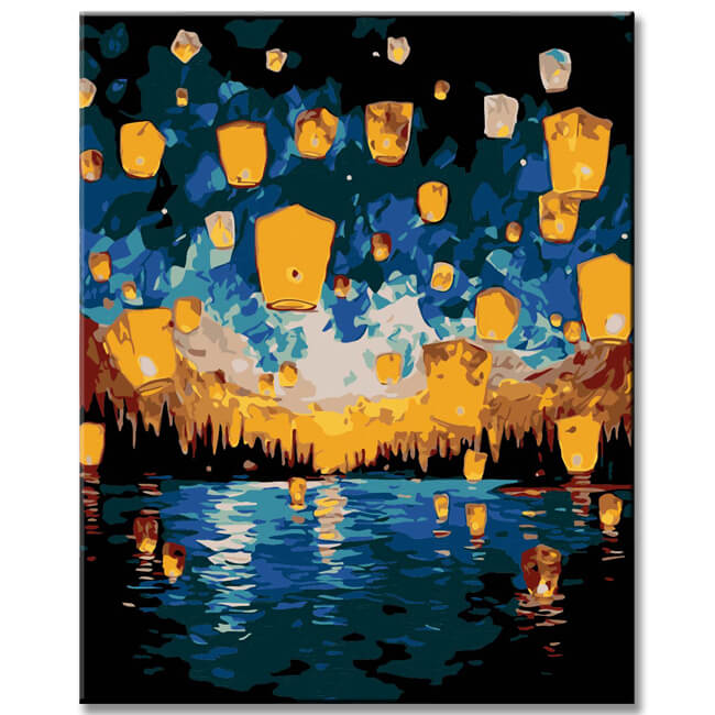 LeinwandKunst mit Van Gogh inspirierten Motiven  Faszinierende GaleriewandBilder - 4-teilig