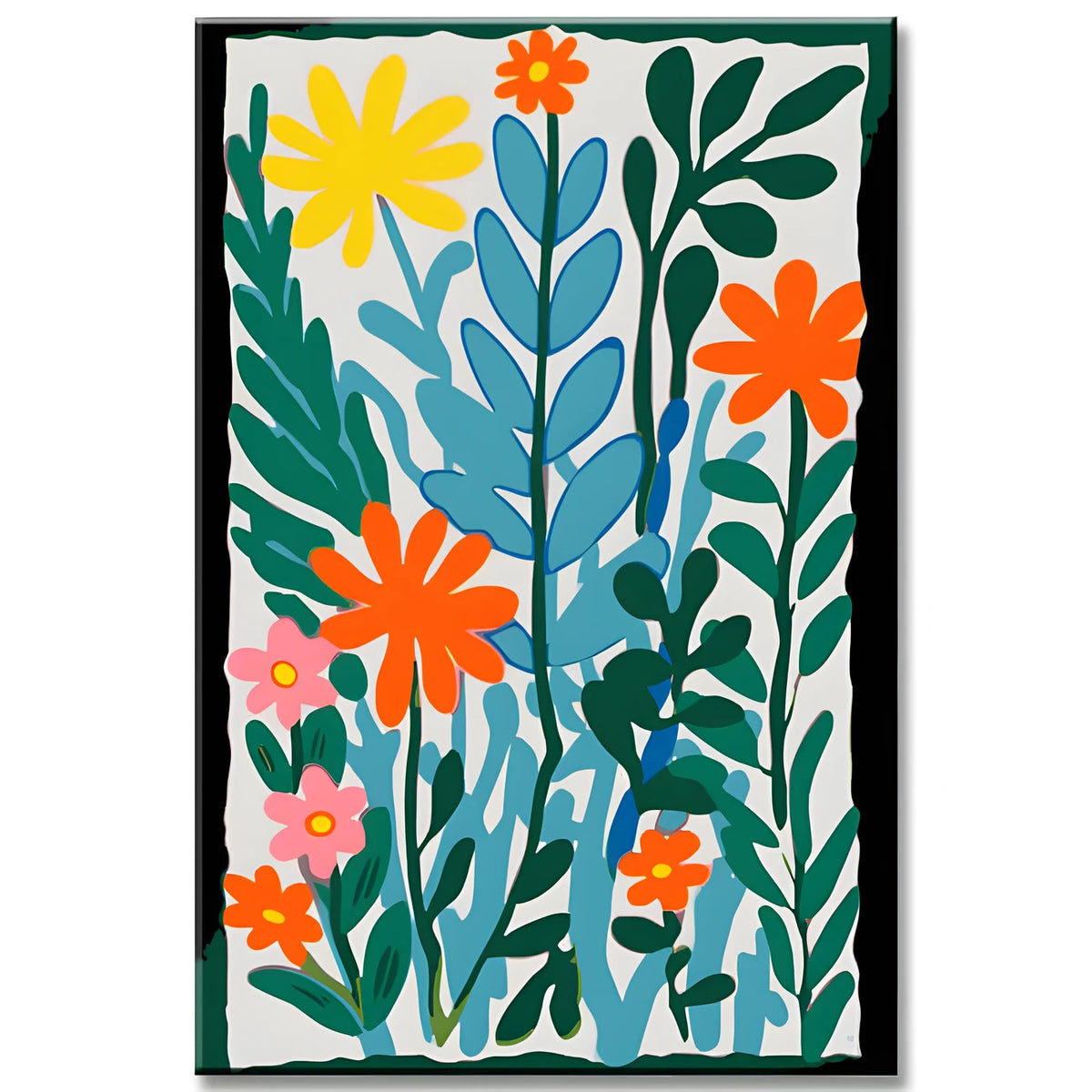 Isolierte Gouache - Malen nach Zahlen