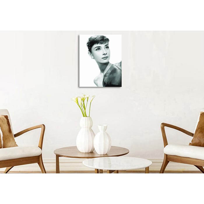 Malen nach Zahlen Bilder Audrey Hepburn