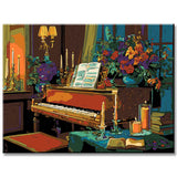 Malen nach Zahlen Bilder Klavier