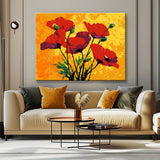 Malen nach Zahlen für Erwachsene MohnBlumen