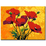 Malen nach Zahlen für Erwachsene MohnBlumen