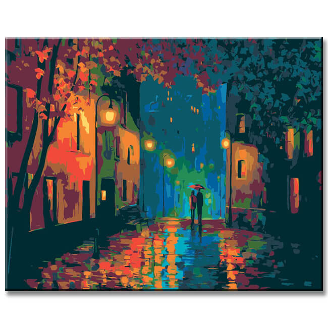 Malen nach Zahlen Bilder weg im park