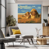 Malen nach Zahlen LöwenPaar