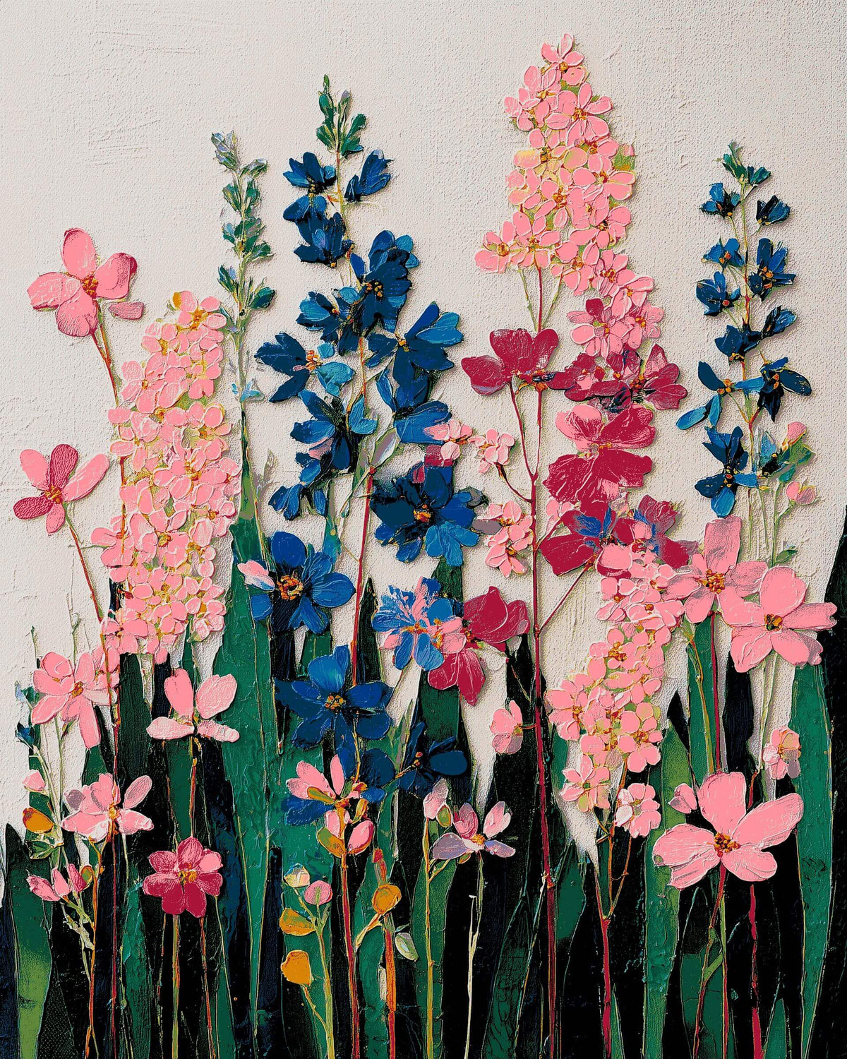 Malen nach Zahlen WiesenBlumen