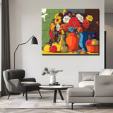 Malen nach Zahlen Tiger im Gras