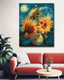 Malen nach Zahlen Meister van Gogh Sonnenblumen