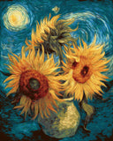 Malen nach Zahlen Meister van Gogh Sonnenblumen