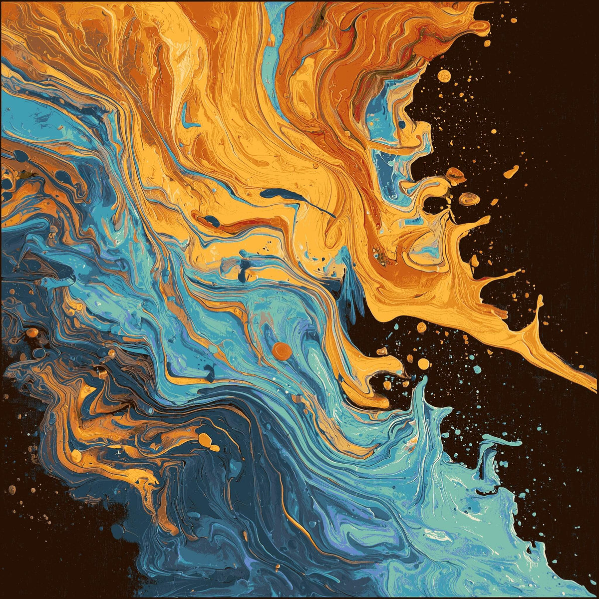 Malen nach Zahlen Moderne Kunst Farben