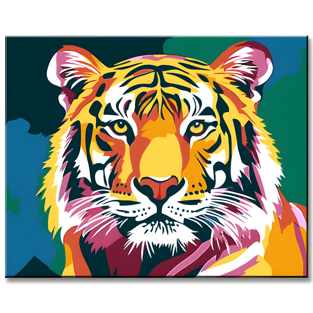 Malen nach Zahlen Bunter Tiger
