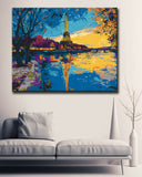 Malen-nach-Zahlen Eiffelturm Paris