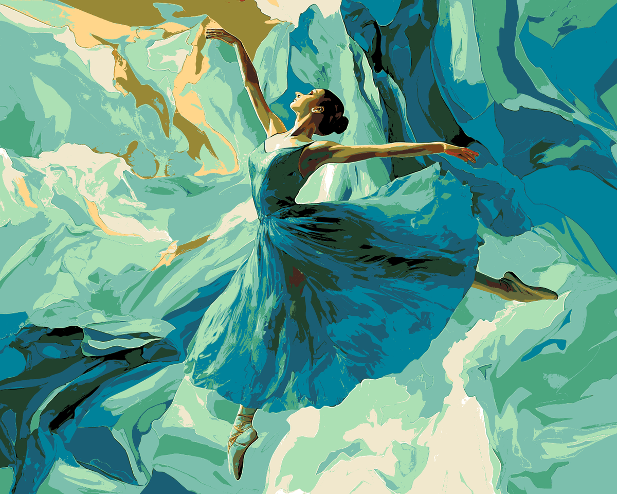 Malen nach Zahlen für Erwachsene Hund mit Zigarre