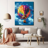 Malen nach Zahlen für Erwachsene Ballon am Himmel