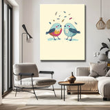 Malen nach Zahlen für Erwachsene Vogelliebe