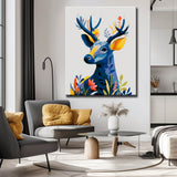 Malen nach Zahlen Trauriger Elch