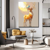 Malen nach Zahlen für Erwachsene Tiere Reh und Vögel