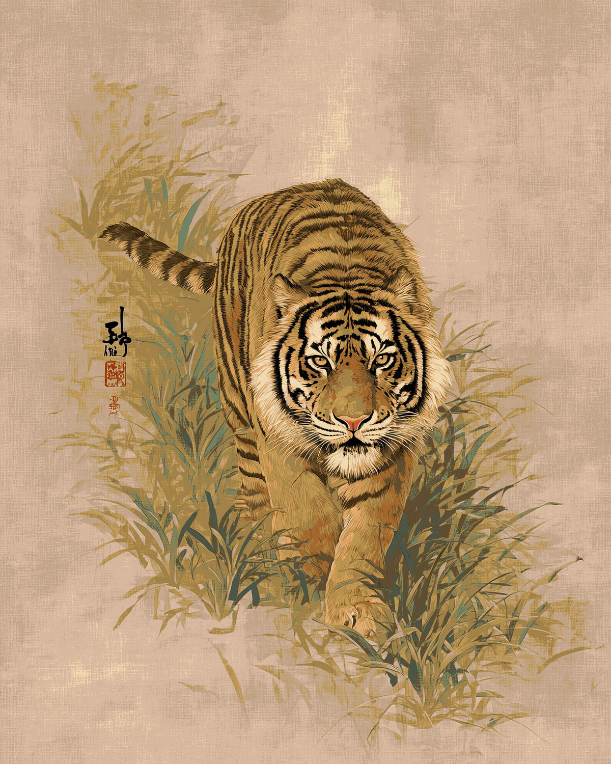 Malen nach Zahlen für Erwachsene Tiger