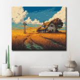 Malen nach Zahlen für Erwachsene Pferdekutsche