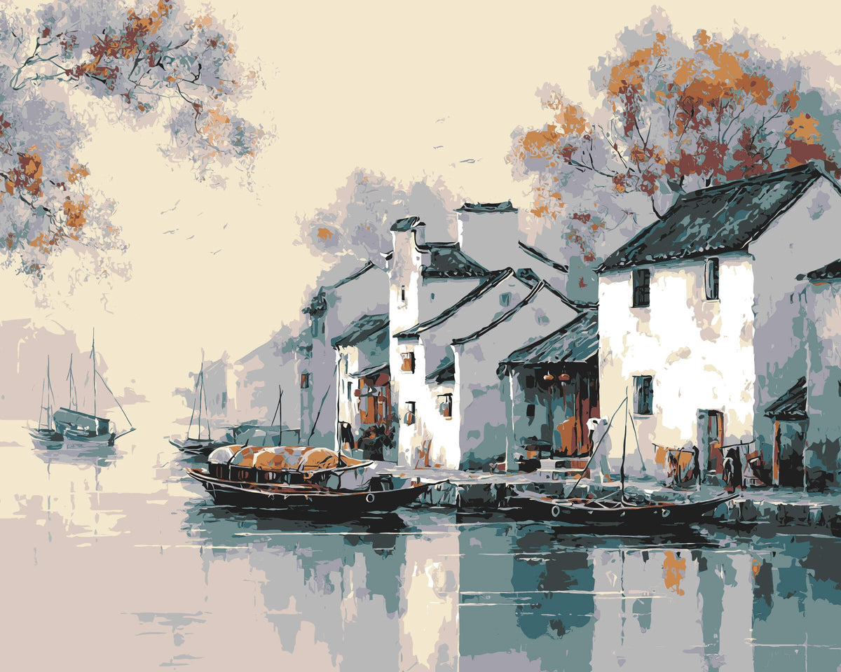 Malen nach Zahlen herbst stimmung