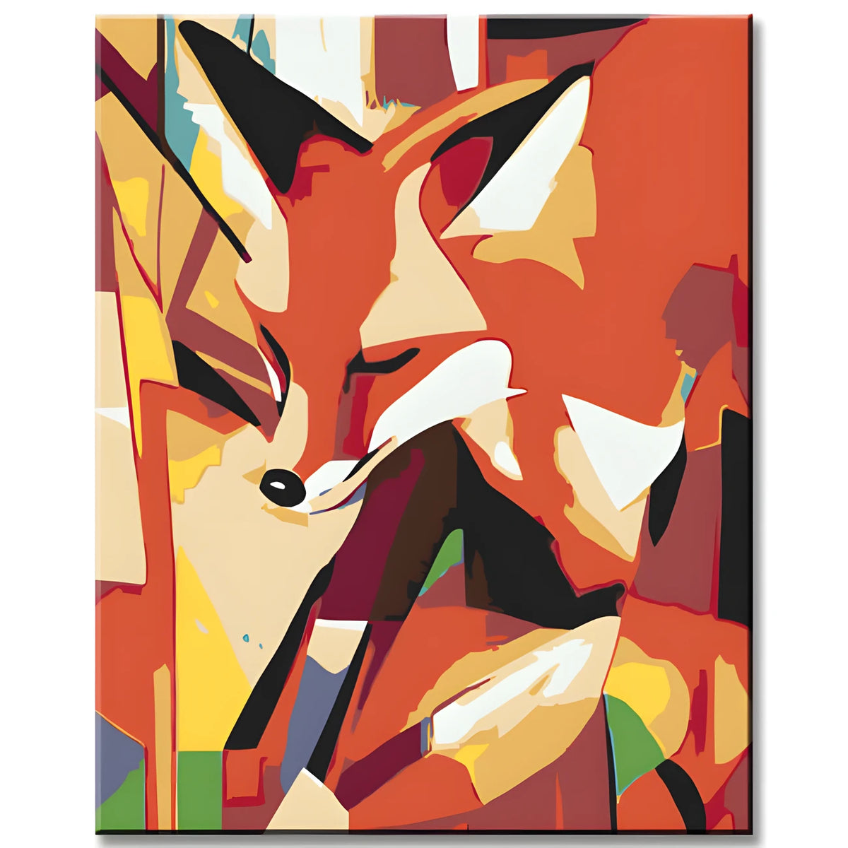 Malen nach Zahlen Roter Fuchs