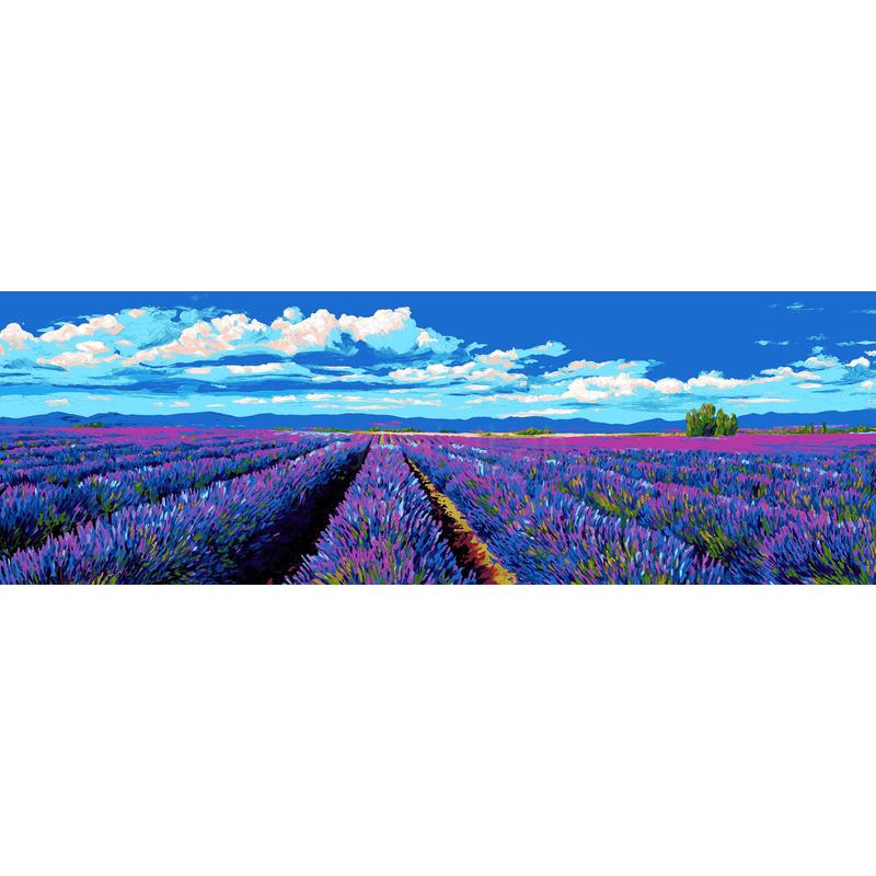 Malen nach Zahlen Lavendelfeld