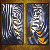 Malen nach Zahlen Zebra tier