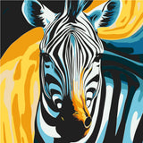 Malen nach Zahlen Zebra tier