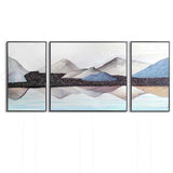 Malen nach Zahlen Triptychon Spiegelung