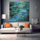 Malen nach Zahlen Seerosen