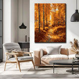 Malen nach Zahlen Goldene Bäume