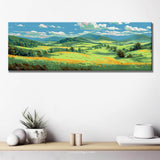 Malen nach Zahlen Landschaft Felder