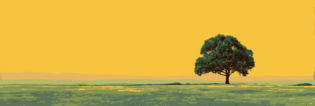 Malen nach Zahlen Baum markant