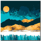 Malen nach Zahlen Flut in der Nacht