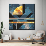 Malen nach Zahlen goldene Muster