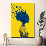 Malen nach Zahlen Schmetterlinge Kopf