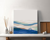 Malen nach Zahlen Lila Hirsche