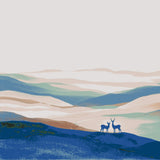 Malen nach Zahlen Lila Hirsche