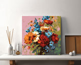 Malen nach Zahlen Blumen Bouquet