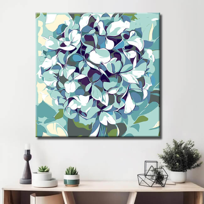 Malen nach Zahlen Blumen