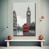 Malen nach Zahlen London Bus Big Ben
