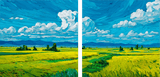 Malen nach Zahlen Landschaft SS-178-2 - 2-teilig (Duo)