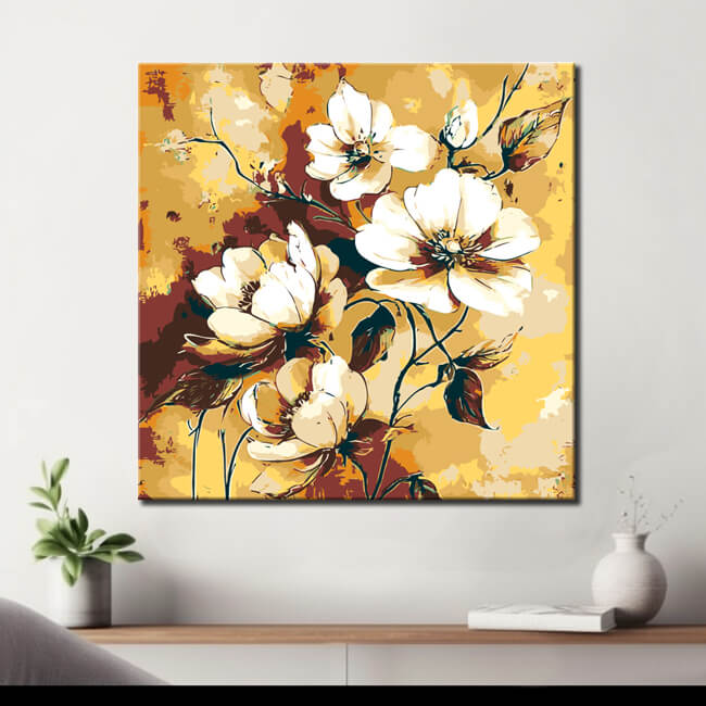 Malen nach Zahlen Blumen