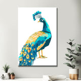 Malen nach Zahlen Pfau