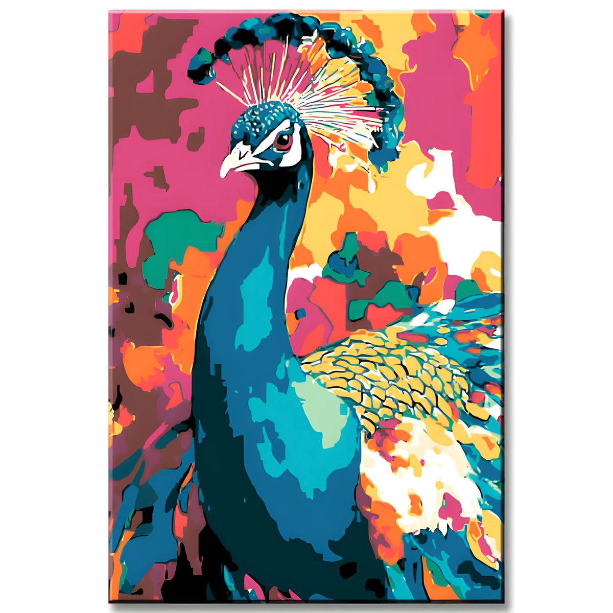 Malen nach Zahlen Pfau