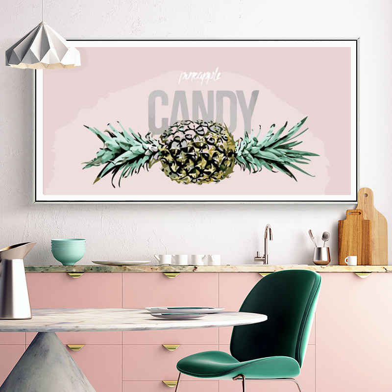 Malen nach Zahlen Ananas Candy