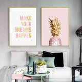 Malen nach Zahlen Make your dreams happen