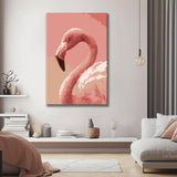 Malen nach Zahlen Tiere Flamingo