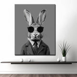 Malen nach Zahlen Hase cool