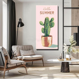 Malen nach Zahlen Kaktus Hello Summer