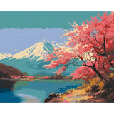 Malen nach Zahlen Gipfel in Japan